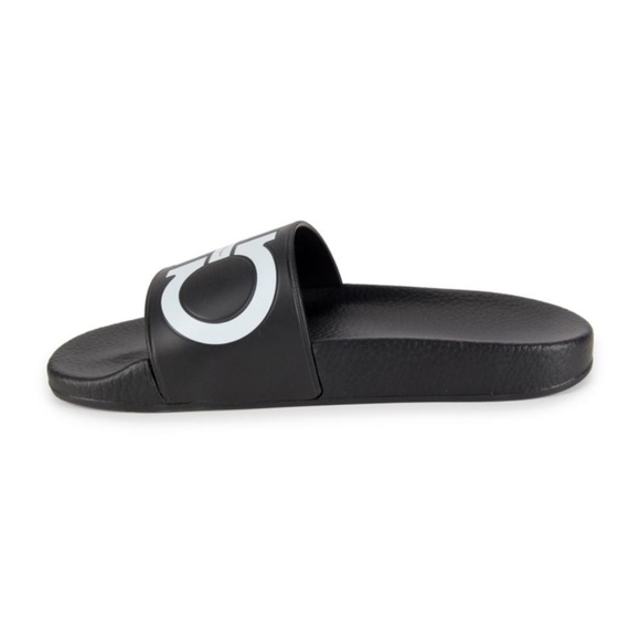 Salvatore Ferragamo Monochrome Logo Slides - Picture 6 of 8